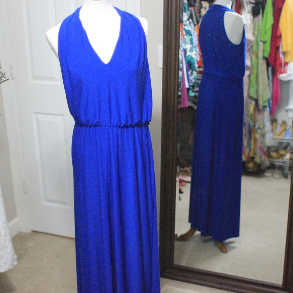 Ralph Lauren Royal Blue Maxi Dress